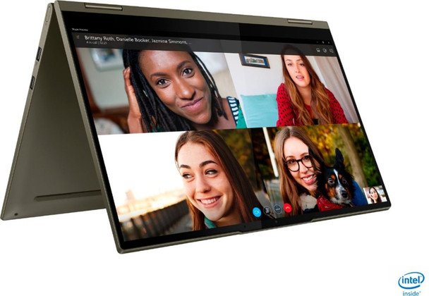 Lenovo - Yoga 7i 2-in-1 15.6" Touch Screen Laptop - Intel Evo Platform Core i7 - 12GB Memory - 512GB Solid State Drive - Dark Moss Model:82BJ0003US (AC1LPM01)
