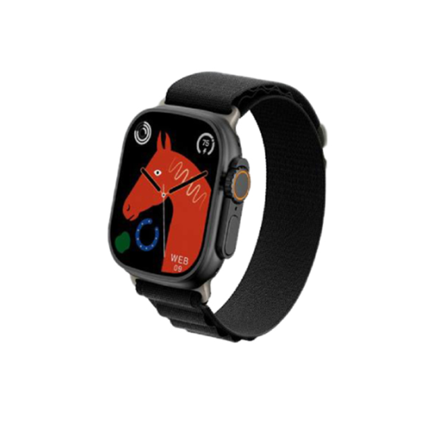 Green Lion Ultra Amoled Smart Watch - Black | GNULTSAMLDBK