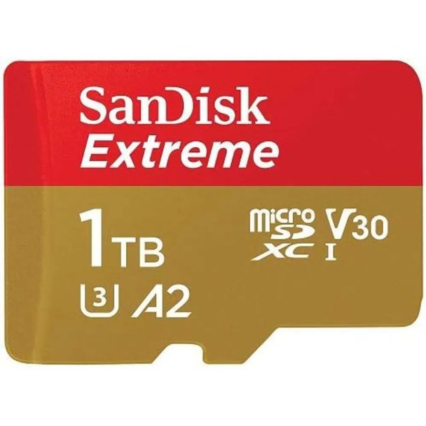 SanDisk 1TB Micro SD Extreme microSDXC UHS-I Memory Card with Adapter | SDSQXAV-1TOO-GN6MA