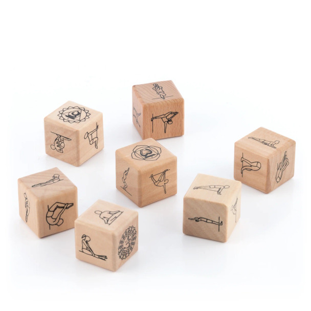 InnovaGoods Yoga Dice Game Anandice 7 Pieces | V0103023