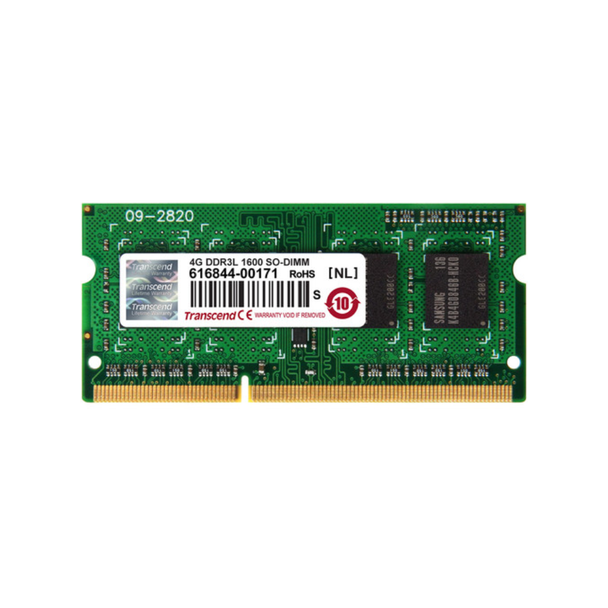 Transcend 4GB DDR3L 1600 SO-DIMM 1Rx8 1.35v RAM | TS512MSK64W6H