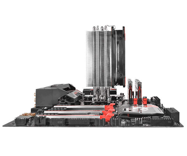 Thermaltake Riing Silent 12 Red | CL-P022-AL12RE-A