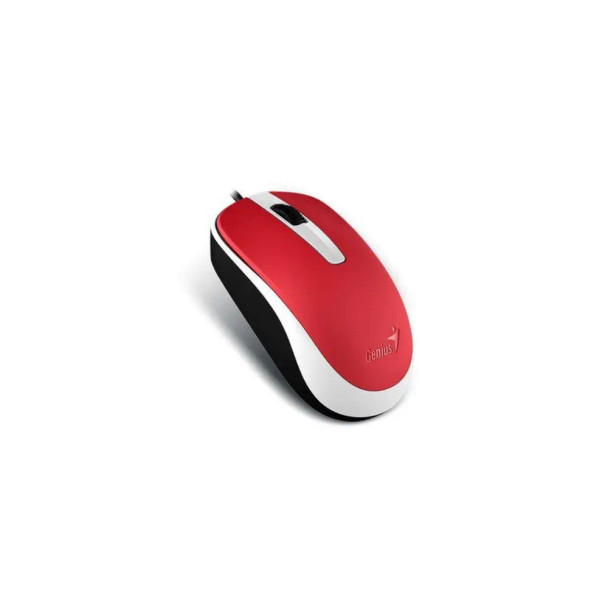 Genius DX–120 Wired Optical Mouse, Red | DX–120