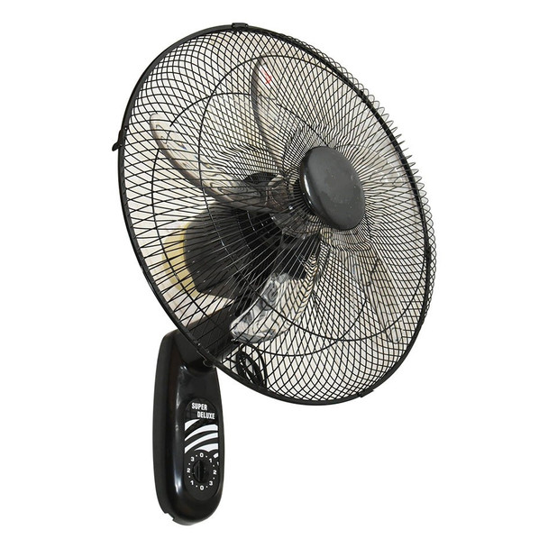 Wave Wall Fan 5 Blades 75w 18 Inch Black | EK-1800 BLK