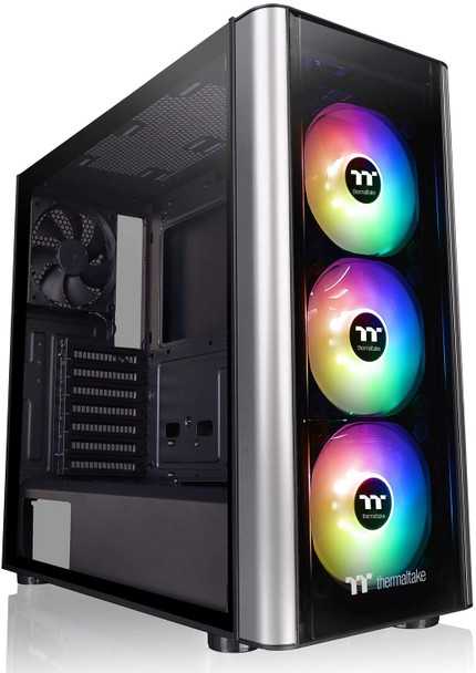 Thermaltake Level 20 MT Motherboard Sync ARGB ATX Mid Tower Gaming Computer Case with 3 120mm ARGB 5V Motherboard Sync RGB Fans +1 120mm Rear Fan Pre-Installed CA-1M7-00M1WN-00