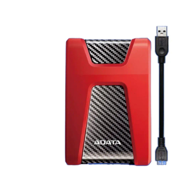 ADATA HD650 2 TB Portable External Hard Drive -2.5 Inches ,Red | AHD650-2TU31-CRD