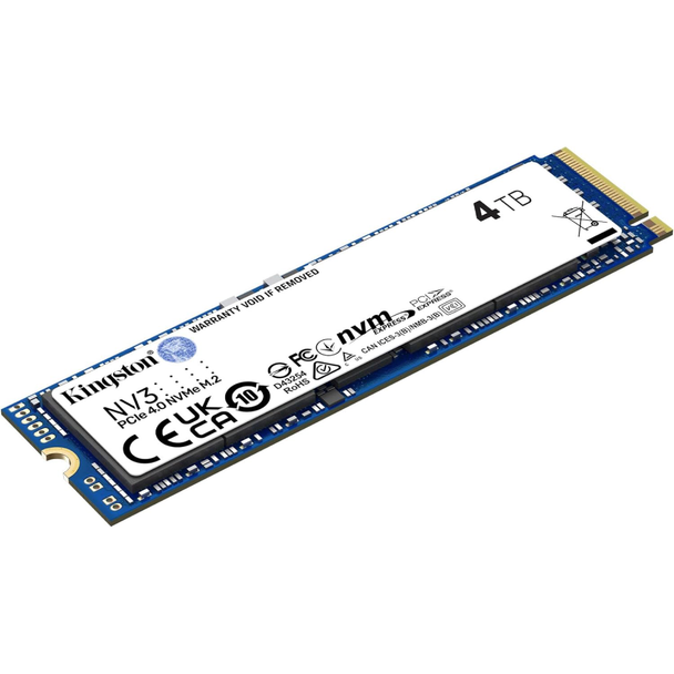 Kingston NV3 4TB M.2 2280 NVMe SSD | SNV3S/4000G