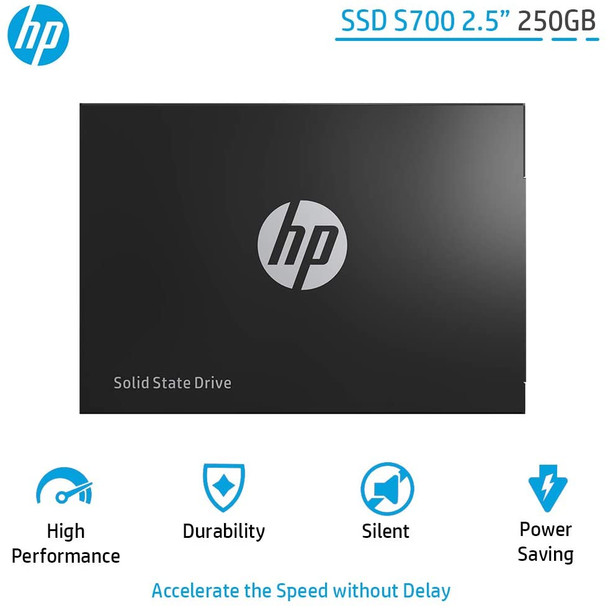 HP S700 250GB, 2.5-inch Internal SATA Solid State Drive (ssd-s700-2.5) | 2DP98AA ABB