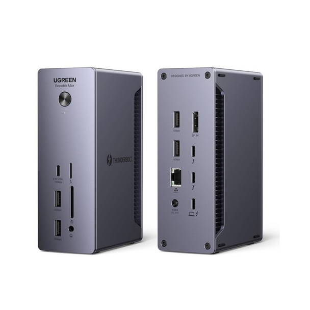 UGREEN REVODOK Pro 213 Triple Display 13-IN-1 USB-C HUB Docking Station Adapter Support Duplicate and Extended Mode | 25054EU