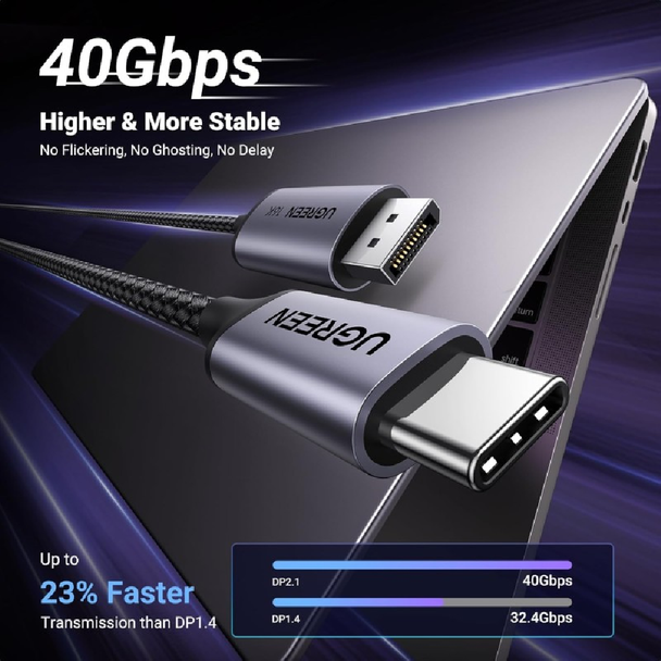 UGREEN USB-C Male to Diplay Port Male 16K | 25865