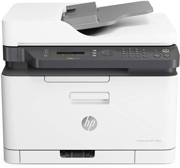 HP Color Laser 179fnw Wireless All in One Laser Printer with Mobile Printing & Built-in Ethernet, Works with Alexa (4ZB97A)