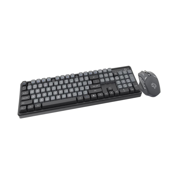Porodo Gaming Wireless Keyboard Mouse Set  | PDX225-GYA