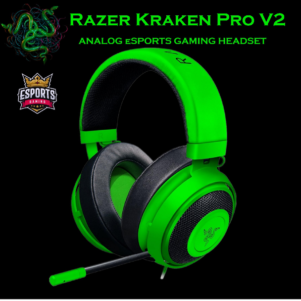 Razer Kraken Pro V2 Analog eSPORTS Gaming Headset | RZ04-02050300