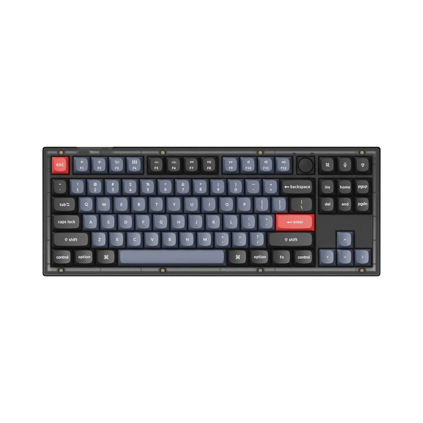 Keychron V3 QMK Custom Mechanical Keyboard - Red Switch | V3-C1