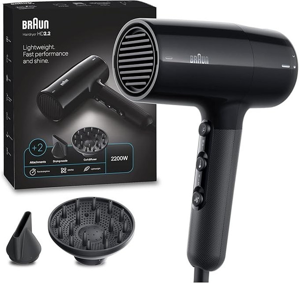 Braun HD2.2 Lightweight Hair Dryer | BRHD225E