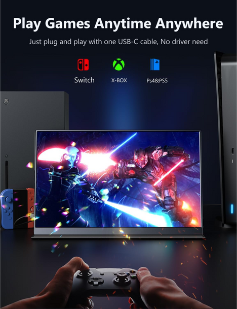 MagicRaven 15.6" 1080P Portable Laptop Screen | P156A06