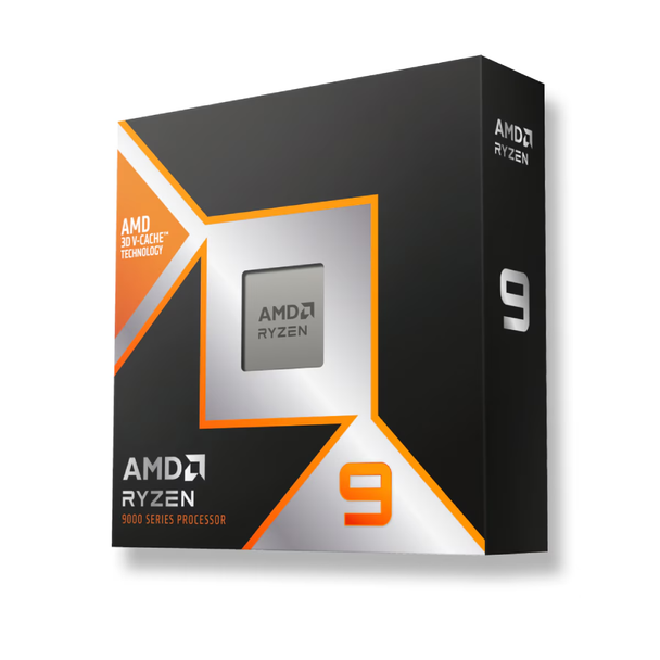 AMD Ryzen 9 9950X3D 16-Core Tray, 32-Thread Unlocked Desktop Processor - High Performance, 5.7GHz Boost Clock, PCIe 5.0, X3D Technology