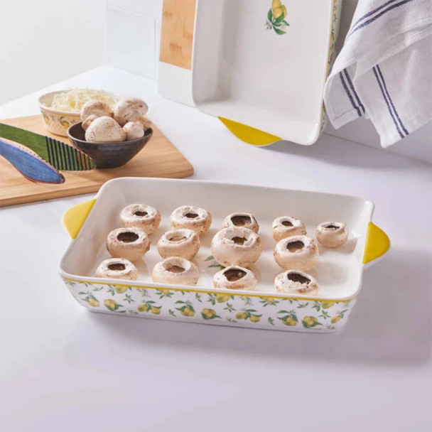 Karaca Lemon Oval Oven Dish 35cm |  153.03.06.5556