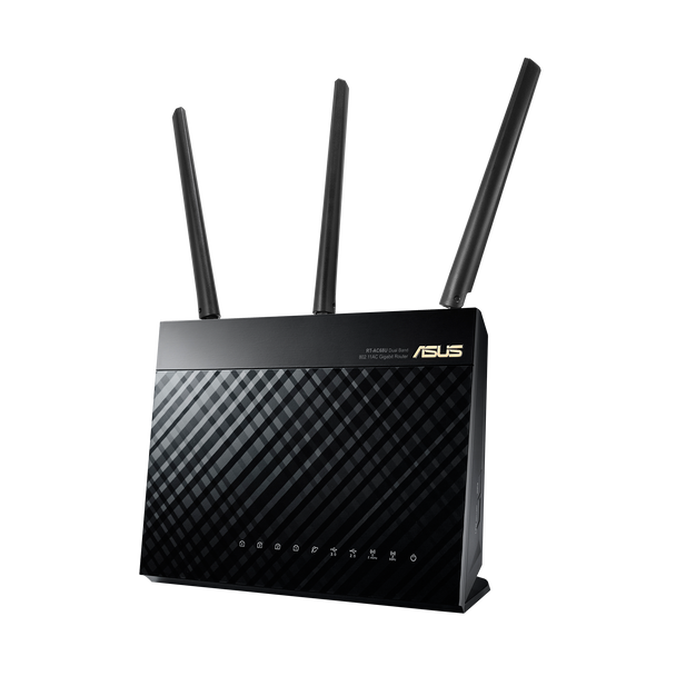 ASUS RT-AC68U AC1900 Dual Band Gigabit WiFi Router, AiMesh | 90IG00C0-BO3000