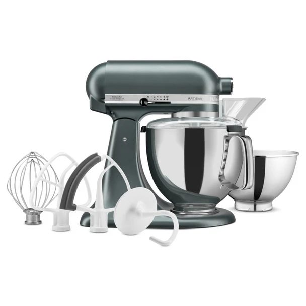 KitchenAid Mixer Tilt-Head Artisan Elegance  4.8L+ 3 L Bowl + Flex edge Beater | 5KSM175PSEJP