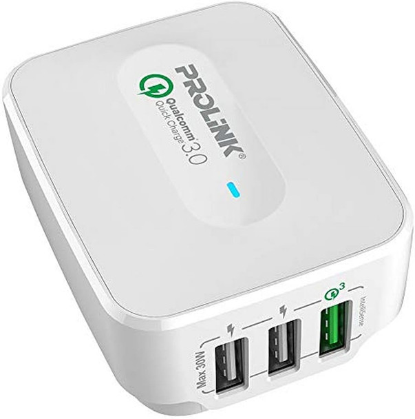 PROLINK 3 PORT TRAVEL WALL CHARGER | PTC32501