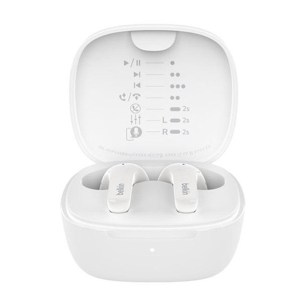 Belkin SoundForm Motion True Wireless Earbuds – White | AUC010BTWH