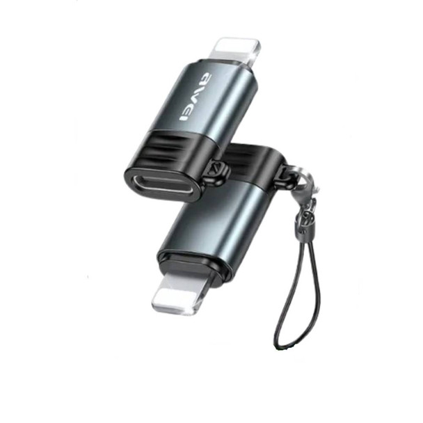 AWEI Type-C To Lightning Mini Adapter Grey | A11-GREY
