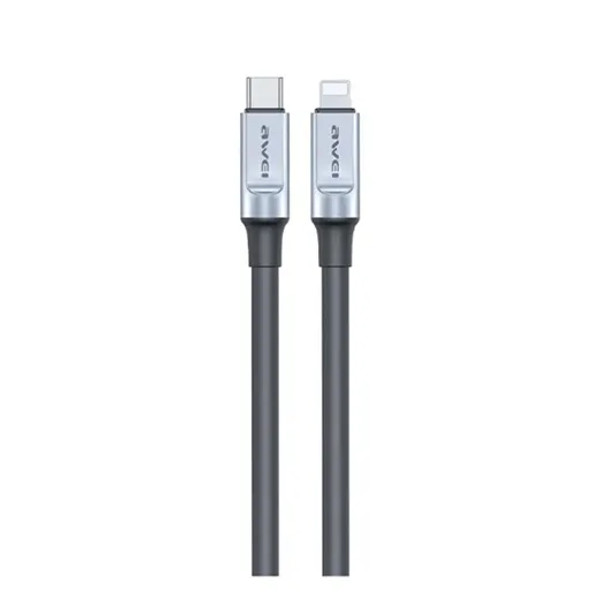AWEI Smart Fast Charging Cable Lightning Black | CL-225L-BLACK