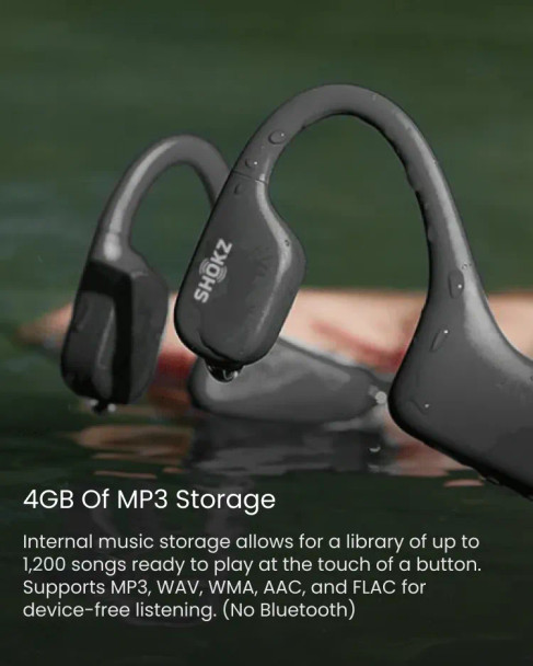 Shokz OpenSwim Pro – Waterproof Bone Conduction Headphones