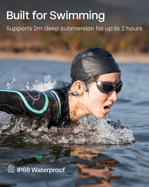 Shokz OpenSwim Pro – Waterproof Bone Conduction Headphones