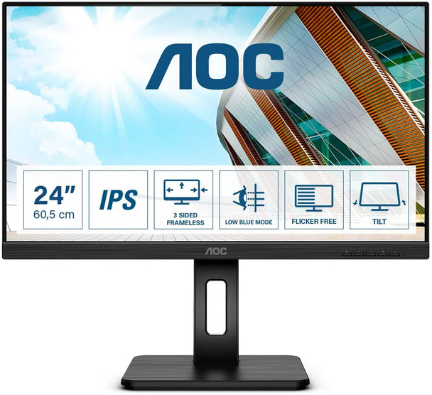 AOC  24", Pro Series, IPS, 75 Hz (3Y) | 24P2Q