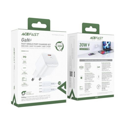 Acefast PD30W GaN Wall Charger Set | A77