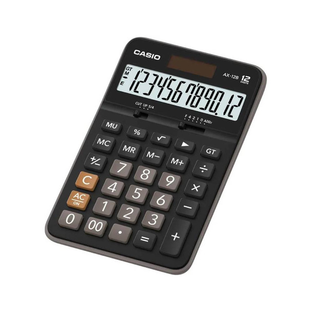 Casio Compact Basic Calculator | AX-12B-W-DC