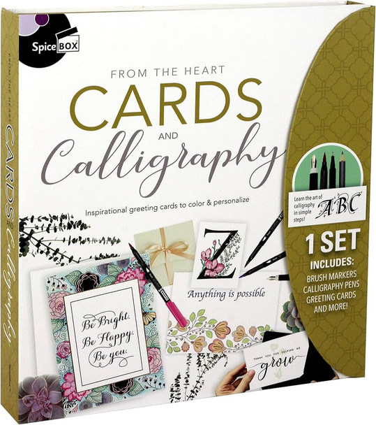 SpiceBox SP Cards & Calligraphy Kit | SX12827 SpiceBox SP Cards & Calligraphy Kit | SX12827