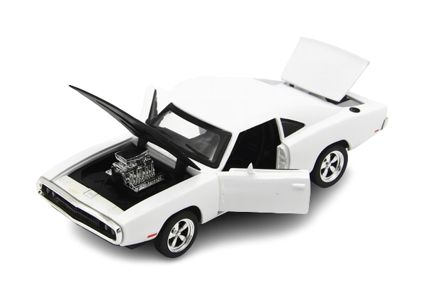 Diecast 1/32 Metal Model Charger - White| 32011C