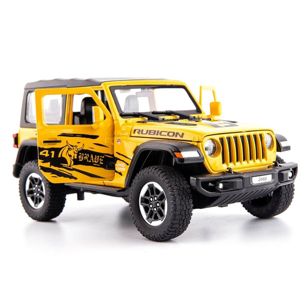 Diecast 1/24 Metal Model Jeep 1941 - Yellow | 8024C