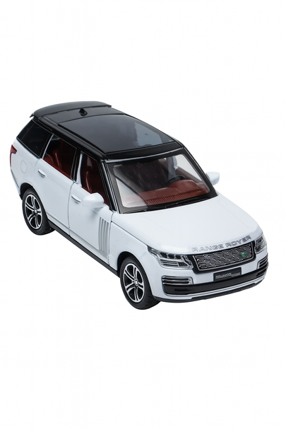 Diecast 1/24 Metal Model SUV Vogue - Black/White |XA2435