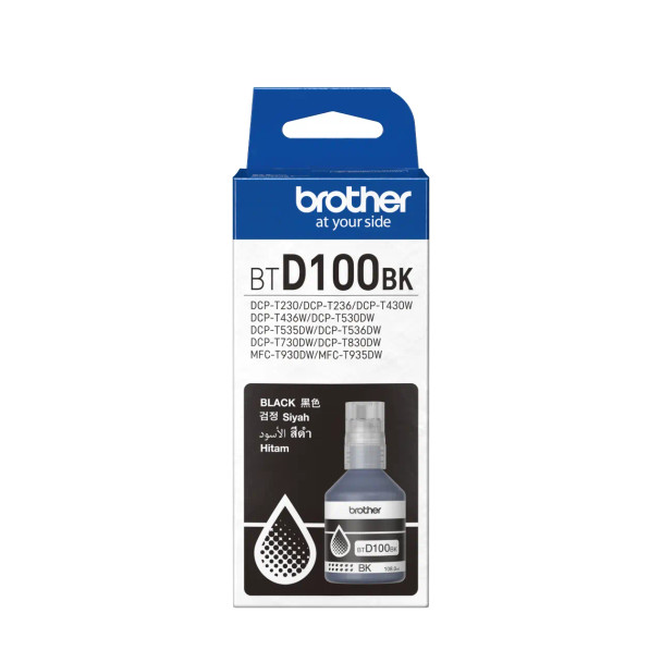 Brother Genuine Black Ink Bottle | BTD100BK