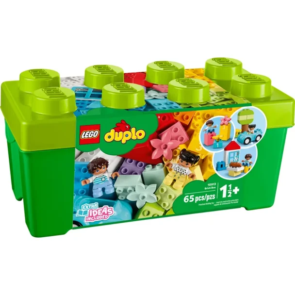 LEGO DUPLO Classic Brick Box 10913 colorful toddler building bricks with storage box