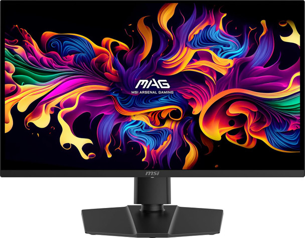 MSI MAG 273QP QD-OLED X24 26.5-inch QHD gaming monitor black front view
