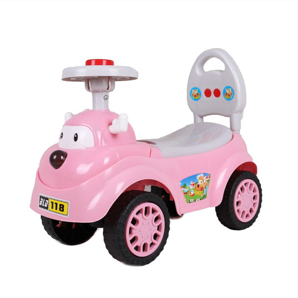 Push Ride-On Car with Light & Music – Pink | AL118