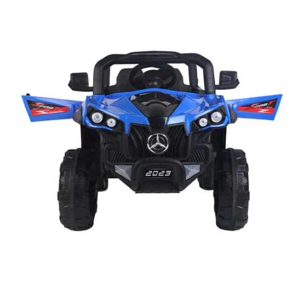 Kids Off-Road Electric Ride-On Car – Blue with Opening Doors | DLX-2023