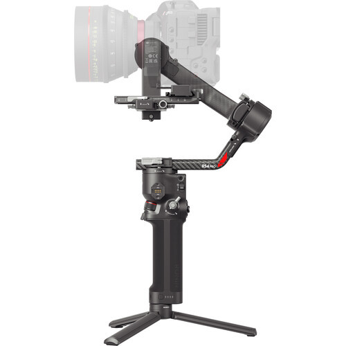 DJI RS 4 Pro 3-axis professional camera gimbal stabilizer with OLED touchscreen and BG30 battery grip