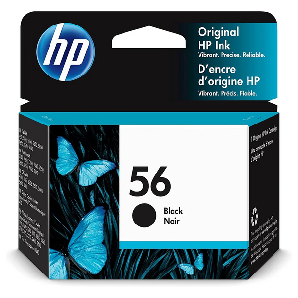 HP 56 Original Ink Cartridge - Black | C6656AE