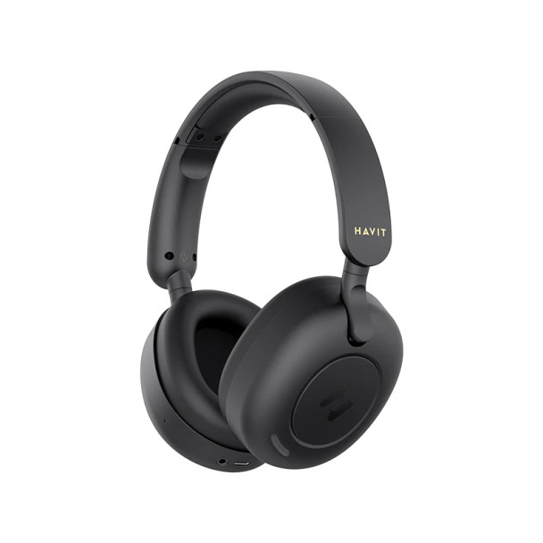 Havit Hybrid Active Noise Cancelling Wireless Headphone - Black | HVBT-H655BT-BK