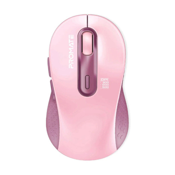 Promate Wireless Optical Mouse Dual Mode – Pink | KEN
