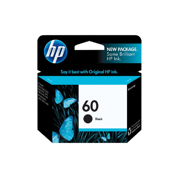 HP 60 Original Ink - Black | CC640WN