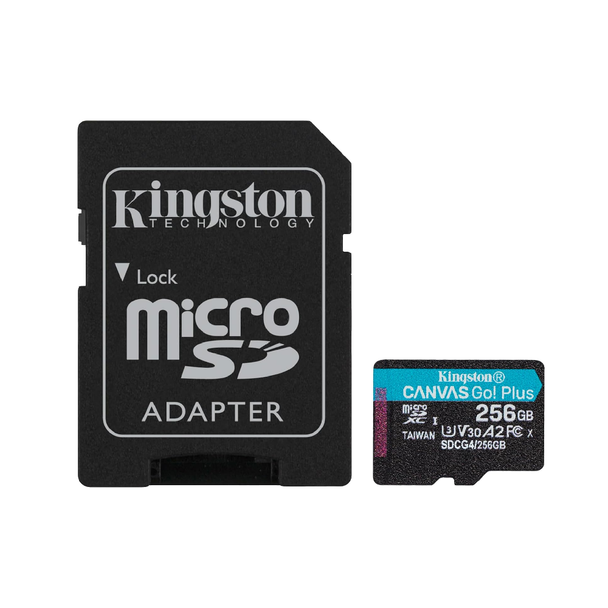 Kingston Canvas Go Plus 256GB microSD Card | SDCG4/256GB