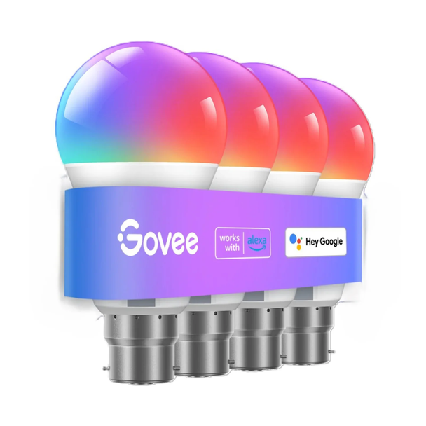 Govee Smart LED Bulb 800lm 4 Pack