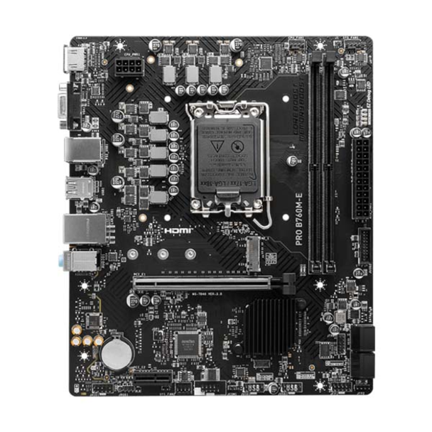 MSI PRO B760M-E DDR5 mATX Motherboard | 911-7D48-071